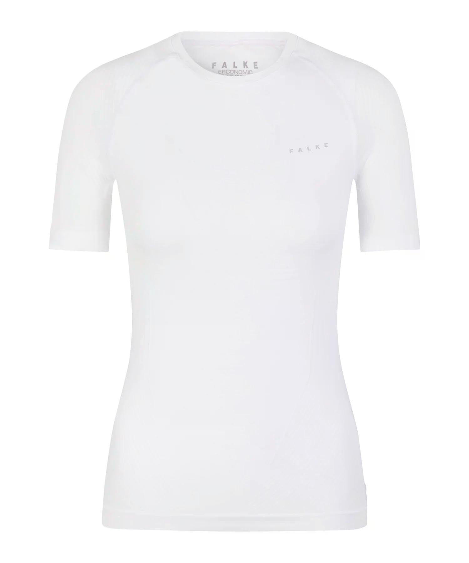 FALKE Donna Warm Round Neck Maglietta Sportiva Tecnica Manica Corta per Temperature da miti a Fredde Caldo Intimo Tecnico Traspiranti Asciugatura Rapida sostenibili Filo Funzionale 1 Pezzo | termoregolazione per temperature da calde a fredde