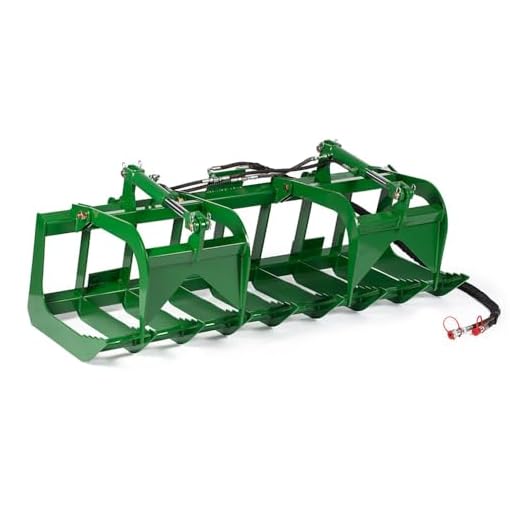 Titan Attachments 72" Root Grapple Bucket fits John Deere Tractor Loader
