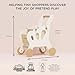 Le Toy Van - Educational Wooden Toy Role Play Grocery Store Shopping Trolley | Boys Or Girls Pretend Play Supermarket Playset - for Ages 3+