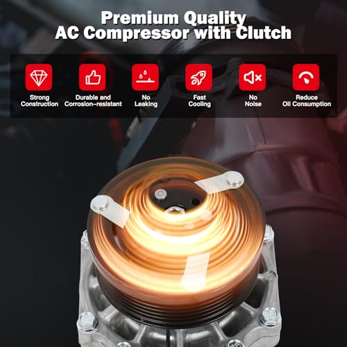 Image of Air Conditioning Compressor for Mitsubishi Eclipse Galant 2.4L 3.8L 06-2012