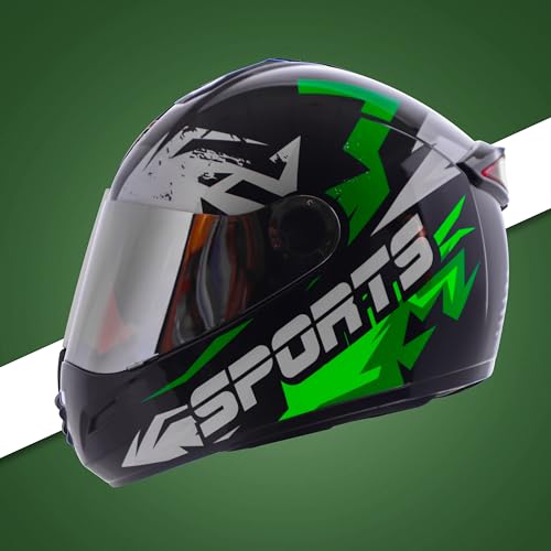 Image of Steelbird SBH-34 Sports ISI Certified Full Face Bike Helmet for Men and Women with Inner Smoke Sun Shield