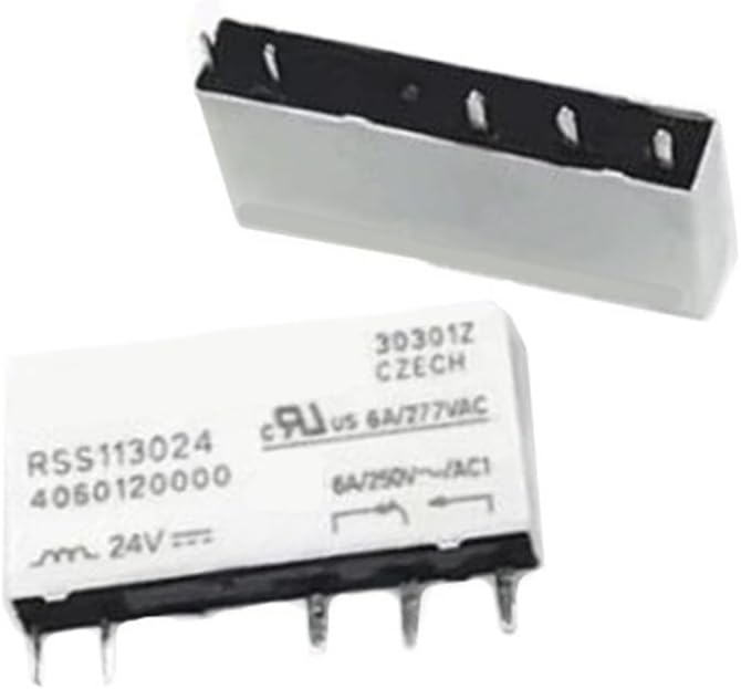 1-5pcs/Lot RSS113024 24VDC 5-pin 6A Ultra-Thin Relay(5PCS RSS113024)