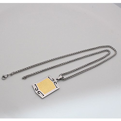 ZKDC Muslim Allah AYATUL KURSI 60 cm chain stainless steel necklace islam quran Jewelry4