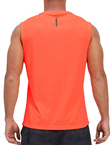 Image of EZRUN Men's Workout Sleeveless Shirts Quick Dry Muscle Swim Shirt Gym Fitness Running Beach Tank Tops
