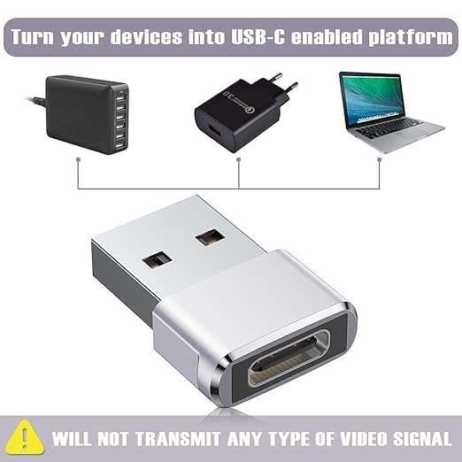 Image of USB 3.0 OTG to USB Type C Adapter Portable Peripherals High-Speed Data Transfer, Compatible and Works with Laptops, Tablets, Smartphone, Chargers and More Devices (1)