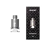 SMOK Authentic Nord Mesh 0.6 Ohm Coils: Enjoy Smooth Draws and Enhanced Flavor with Precision-Crafted Mesh Technology (Pack of 5) Works with Priv N19 Kit, Nord POD Series No Nicotine