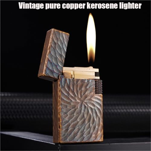Encendedor de queroseno de cobre para barbacoa, velas y tus aventuras al aire libre 3