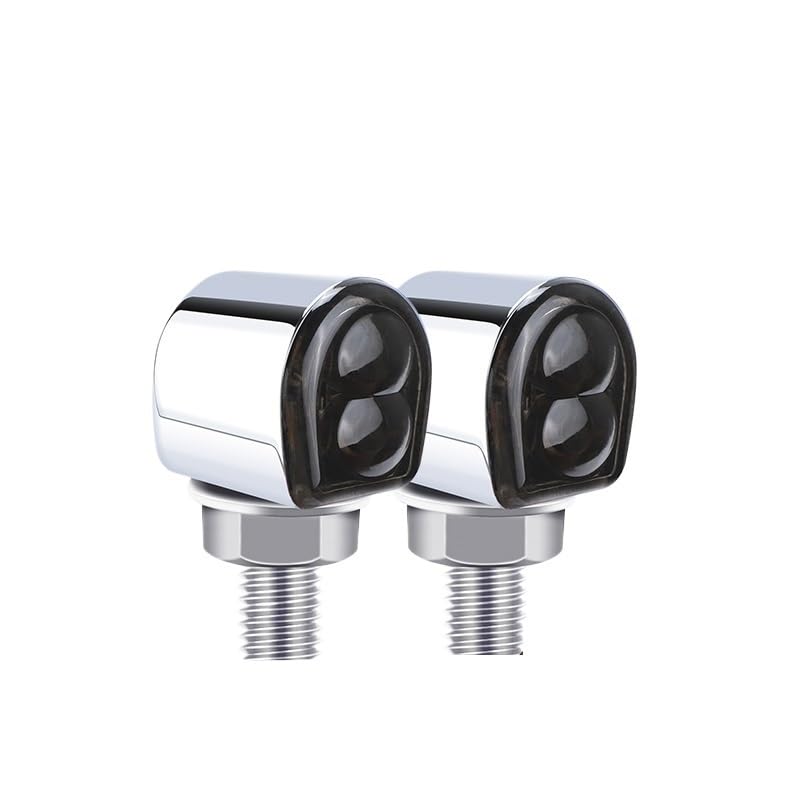Clignotants LED moto look vintage café racer et bobber universels