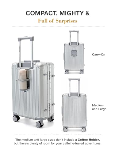 FUR JADEN The Voyager 65cm German Polycarbonate Travel Luggage