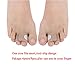Yimanduo 8 Pieces Toe Splint Wraps Non Slip Hammer Toe Straightener for Broken Toe, Crooked, Overlapped, and Hammer Toes-Women and Men