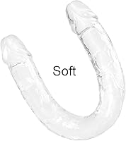 Vista 3 de Consoladores grandes y gruesos de doble extremo de 18 x 1.6 pulgadas para mujeres, consolador realista para simulación de vagina anal, súper largo