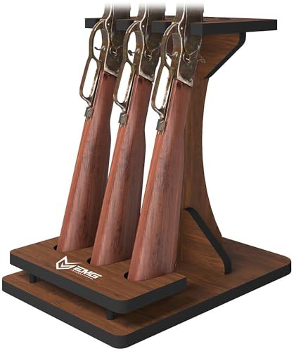 Evike EMG Wooden Organizational Gun Rack/Display Stand (Capacity: 3 Long Guns)