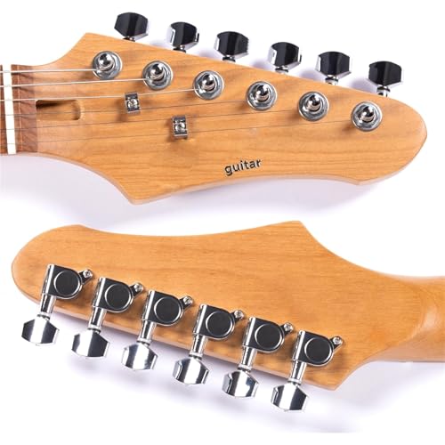 Guitare électrique adulte droite SSH avec corps solide en érable - 3