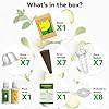 inbloom Organic Salad Green Seed Pod Kit for AeroGarden, Ahopegarden Hydroponics Growing System, Low-Calorie Food, 7-Pods (350+ Seeds, Include Fast and Butter Lettuce, Red and Golden Cherry Tomato)