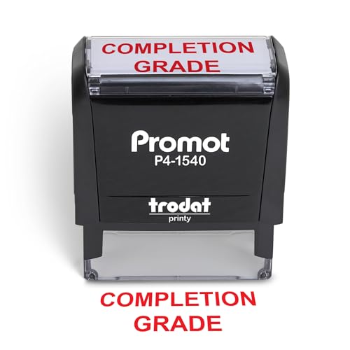 Promot Self Inking Teacher Stamp for Classroom- (Completion Grade)