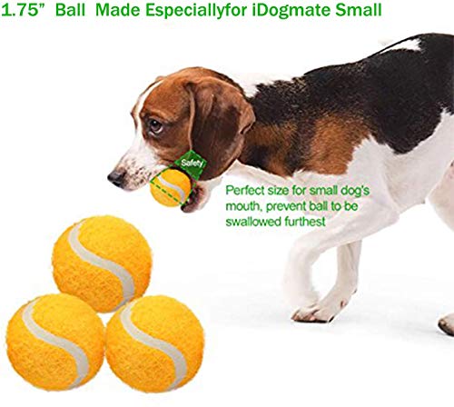 IDOGMATE Automatic Ball Launcher Dog Toy, Ball Thrower for Small Dog (Small Machine with 3 Balls)