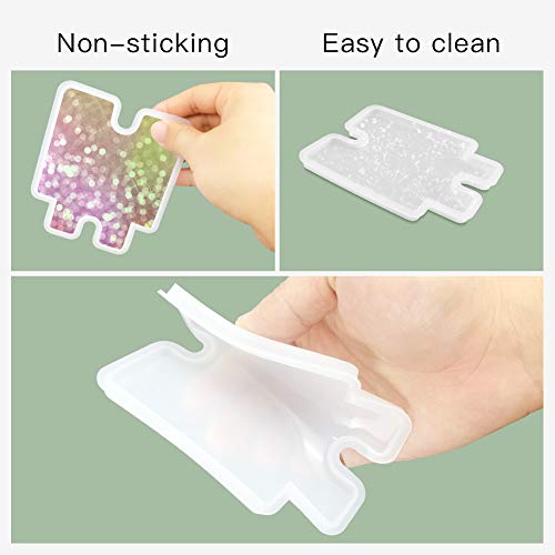 Mobile Phone Stand Resin Molds, Phone Holder Silicone Mold Set for Resin Cell Phone Epoxy Resin Molds Portable DIY Craft Phone Bracket Table Home Office