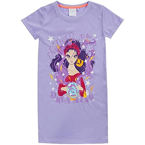 Undercover Mädchen-Nachthemd, kurzärmelig, weiches Jersey Cover
