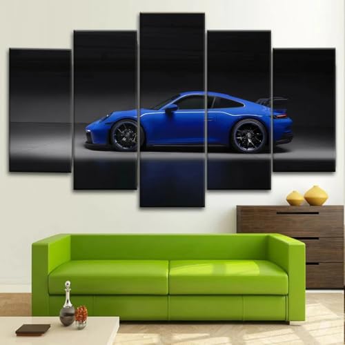 Tableaux Home Déco Porsche 911 GT3 de style impression moderne encadrée sur toile