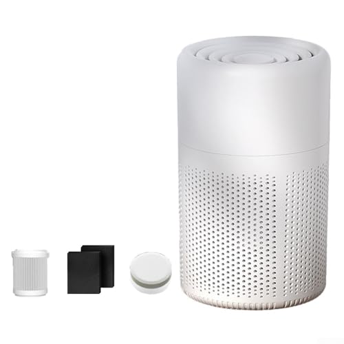 babominimer Purificador de aire con filtro H13, difusor de aceite esencial, ultra silencioso para dormitorio, oficina, viajes, elimina humo, caspa de mascotas, polvo, PM 2.5, antialérgico, 5 W