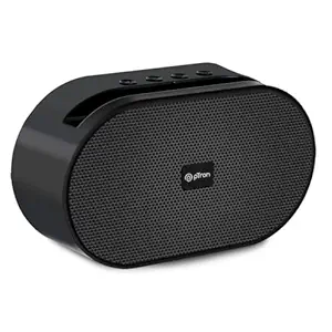 pTron Newly Launched Fusion Hook 6W Mini Bluetooth Speaker, 6 Hrs Playtime, 52mm Dynamic Driver, Bluetooth 5.0 Connectivity, TF Card/USB Playback, TWS Pairing & Integrated Controls (Black)