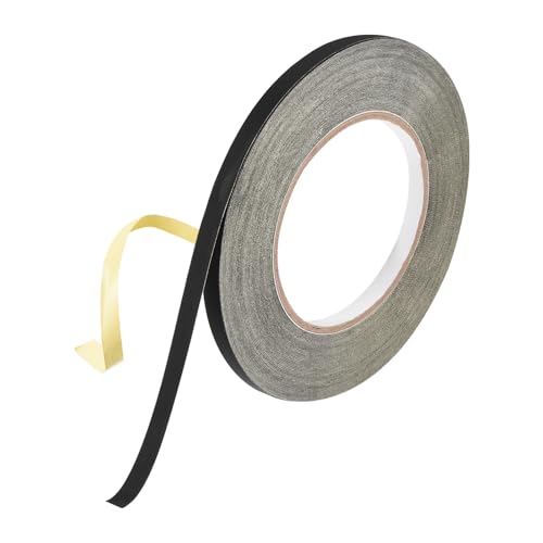Image of MECCANIXITY Insulating Acetate Roll Cloth Adhesive Tape, 0.3in x 98ft Black Electrical Heat Resistant Fabric Tape for Laptop Electric Automotive Guitar Repair Wire Harness