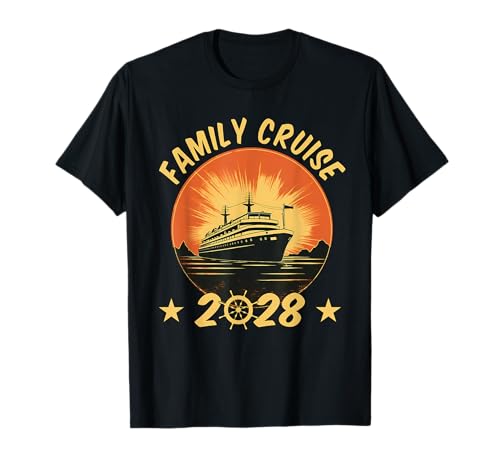 Voyagez et explorez avec Family Cruise 2028 T-Shirt