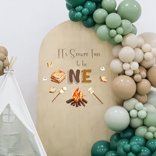 Vinilo Decorativo It's S'More Fun para Primer Cumpleaños miniatura 6