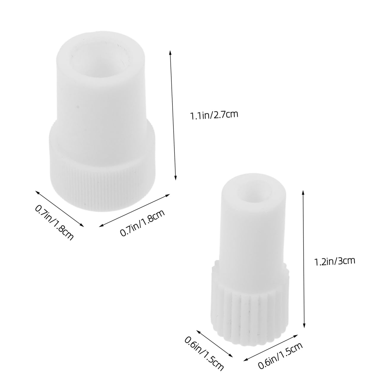 PartyKindom Lot de 10 adaptateurs d'éjecteur de salive haute température pour convertisseur de salive de 16 mm à 11 mm et 11 mm