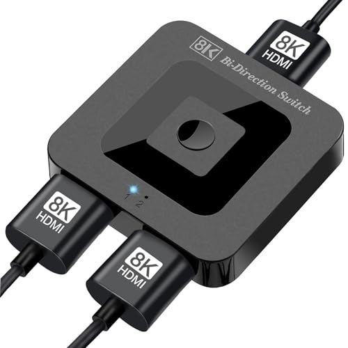 Amazon.co.jp: HDMI 切替器 8k@60hz/4k@120hz 分配器 NUIKOTI双方向