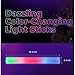 Promotional Party Sticks - 100 Pack - Multicolor LED Foam Sticks Glow Batons - 3 Modes - 18