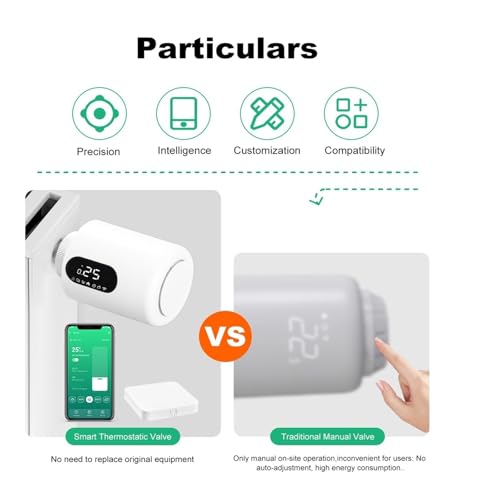 Thermostat Intelligent avec actionneur de radiateur programmable