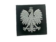 Poland Polish Polska Subdued Black Eagle Crest Flag Embroidered Airsoft Paintball Cosplay Patch Hook Fastener sewn on the back Gear up your BDU attaching this graphic type patch Made of cloth . Can attach to body armor, tactical vest, harness & any B...