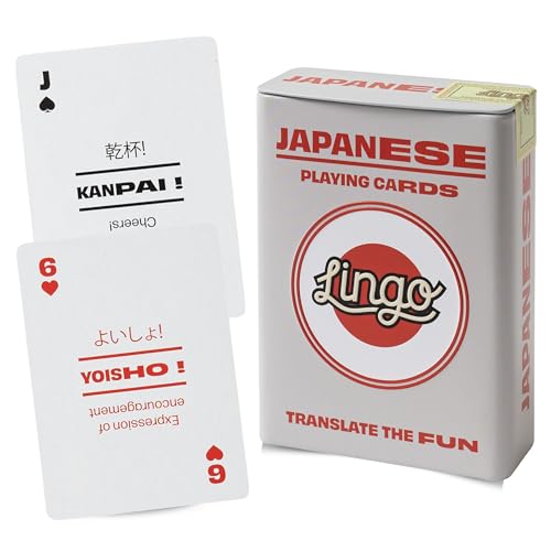 Cartas Japonesas en Caja Metal para Aprender Idioma
