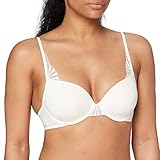 Wattierte Cups Triumph Damen Halbschalen BH True Curves Forever WHP, Elfenbein (Vanille GT), Gr. 90C (Herstellergröße: 40C)