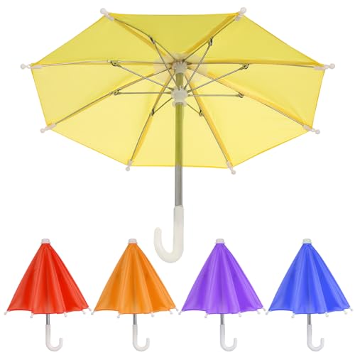 Mini parapluie STOBOK en lot de 5 pièces multicolores pour jeu de miniature