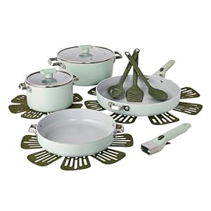 GoodCook Ceramic Cookware Set 14-Pi...