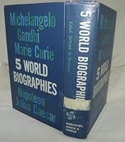 5 WORLD BIOGRAPHIES CAESAR MICHELANGELO NAPOLEON CURIE GANDHI B000V972FG Book Cover