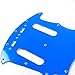 (E76) Custom Guitar Pickguard fits Mustang Style Classic Series, 4Ply Blue
