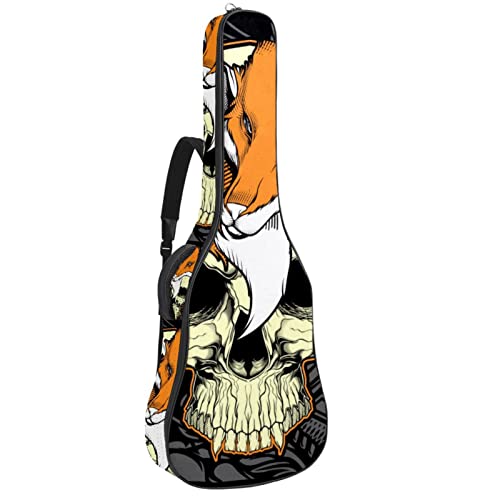 Housse de protection rembourrée pour guitare classique et acoustique Motif tête de mort, Multicolore 01., 42.9×16.9×4.7… - Les Beatles, Paul McCartney, John Lennon, RIngo Starr, George Harrison Housse de protection rembourrée pour guitare classique et acoustique Motif tête de mort, Multicolore 01., 42.9x16.9x4.7…
