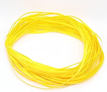 500g Yellow Flat Rattan Weaving Material Plastic Rattan Synthetic Rattan