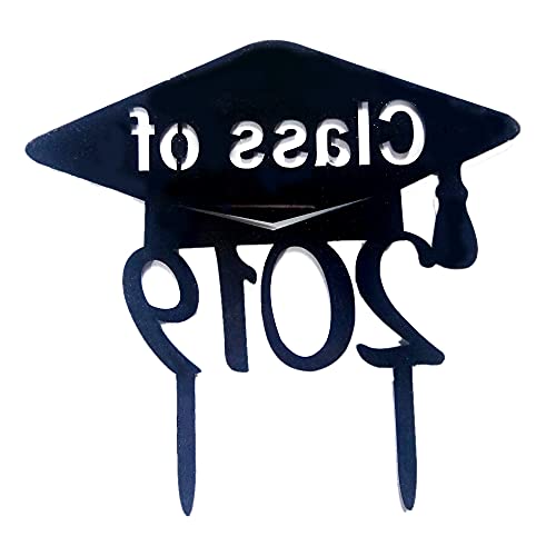 Tingpai Classe preta de 2019 pa béns G d bolo Topper acrílico g duação bolo deco ções fontes do pa d