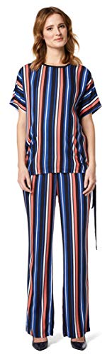 SUPERMOM Top SS Blue Maillot de Corps de Maternité, Multicolore (Multicolore Stripe P192), 36 (Taille Fabricant: X-Small) Femme Cover