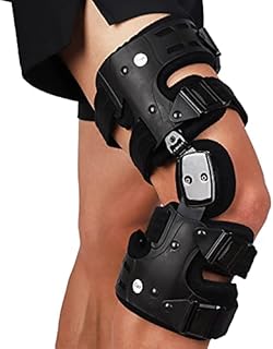 Komzer OA Unloader Knee Brace, Osteoarthritis of the bone on bone Knee Support, Rheumatoid Arthritis, Knee Joint Pain and Degeneration (Black, Right)