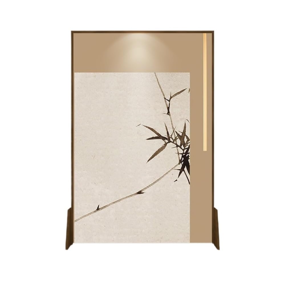 Privacy Screen Floor-standing Screen Partition, Living Room, Home Entrance Background Wall, Bedroom Decoration, Bamboo Floor Room Divider