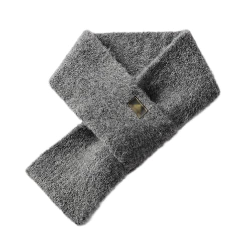 Winter Scarf For Warm Solid Color Knitted Long Scarves For Boy Girl Soft Neck