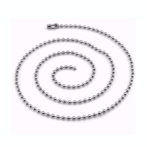 Corrente De Bolinhas 10m X 1,5mm + 100 Fechos Níquel - 3708