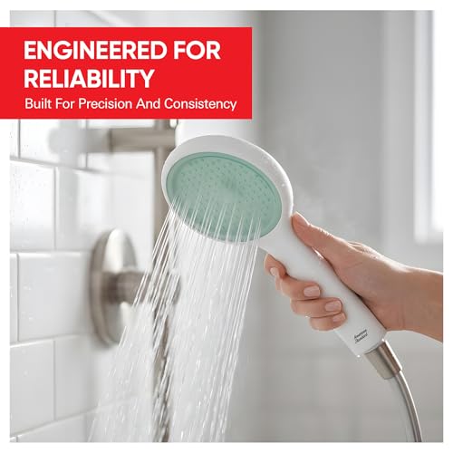 Image of American Standard Genie Hand Shower Spray For Bathroom| Wall Mounted| 3.4 Inches Wide Spray Surface| Aquamarine Finish| 10 Year Warranty | FFASS505-000600BA0