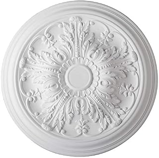 Ceiling Rose Valencia Lightweight Resin Mould Not Polystyrene Easy to Fix 51cm