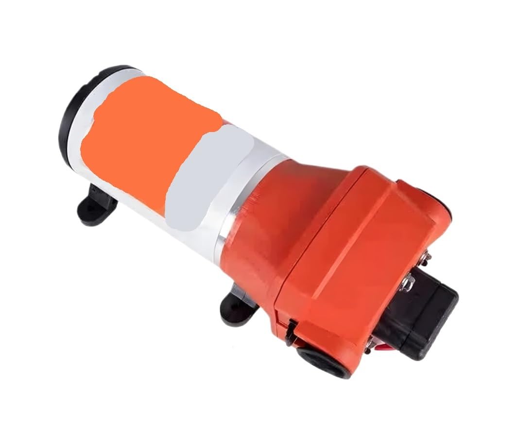41 Series 12V 24V Water Diaphragm Pump, 4.5GPM 40PSI Self-Priming Pressure Pump with Bypass Switch(Long pump-DC12V)